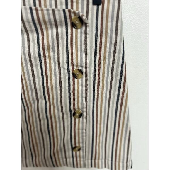 Altar'd State 100% Cotton Striped Mini Retro 70’s Vibe Playful Feminine Sz LG - Picture 2 of 4